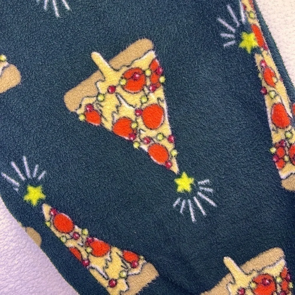 Old Navy Pizza Tree Pajama Fleece Pants size XS (5) boys